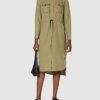 G-STAR RAW Rovic Maxi Hemdblusenkleid, Grün