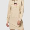 GANT D1. Archive Shield Hoodie Kleid, Beige