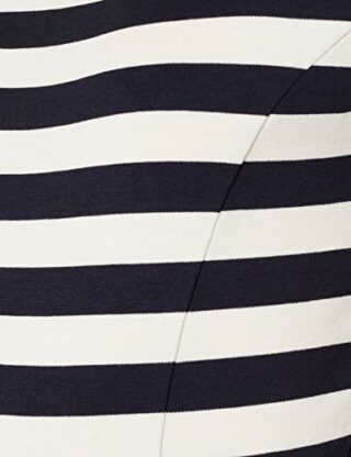 GANT D1. Ausgestelltes Kleid, Gestreift, Blau