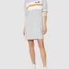 GANT D1. Strickkleid mit Blickstreifen, Grau