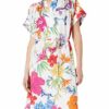 GANT D2. Humming Popover Kleid mit Blumen, Bunt