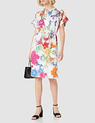GANT D2. Humming Popover Kleid mit Blumen, Bunt