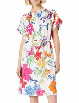 GANT D2. Humming Popover Kleid mit Blumen, Bunt