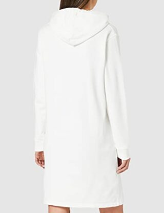 GANT Lock UP Hoodie Kleid, Weiß