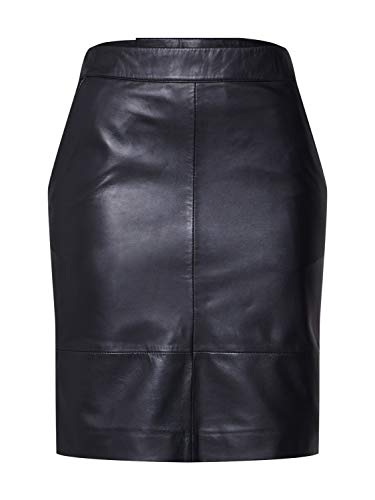 GESTUZ Char Skirt Lederrock Bleistift-Rock, Schwarz GESTUZ Char Skirt Lederrock Bleistift-Rock, Schwarz