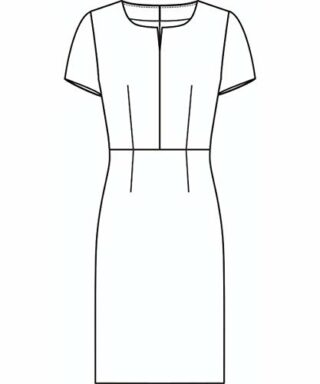 GREIFF Corporate Premium 1068 Etui-Kleid Regular Fit, Blau