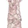 Gerry Weber Ausgestelltes Kleid mit Stufen, Pink