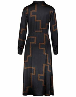 Gerry Weber Blusenkleid mit Muster, Schwarz