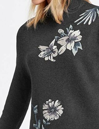 Gerry Weber Etuikleid, Strickkleid, Grau
