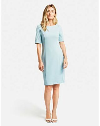 Gerry Weber Etuikleid mit U-Bootausschnitt, Blau