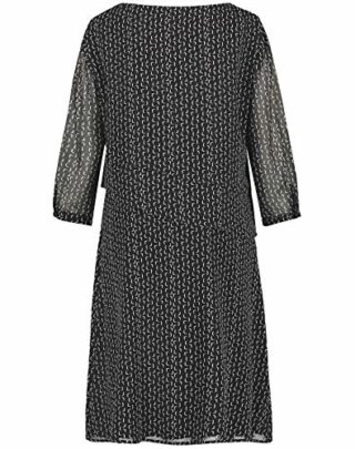 Gerry Weber Maxikleid mit Volants, Schwarz