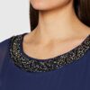 Gina Bacconi Abendkleid, Blau