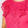 Gina Bacconi Brandi Cocktailkleid, Pink