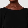 Gina Bacconi Cocktailkleid aus Chiffon, Jersey, Schwarz