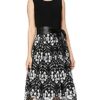 Gina Bacconi Cocktailkleid aus Jersey, Schwarz