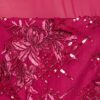 Gina Bacconi Cocktailkleid mit bestickten Cape-Ärmeln, Rot