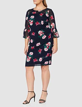 Gina Bacconi Fayla Cocktailkleid aus Chiffon mit Blumenmuster, Bunt