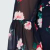 Gina Bacconi Fayla Cocktailkleid aus Chiffon mit Blumenmuster, Bunt