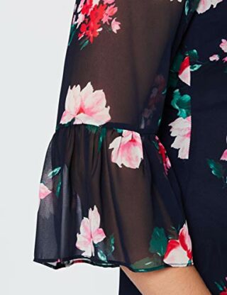 Gina Bacconi Fayla Cocktailkleid aus Chiffon mit Blumenmuster, Bunt