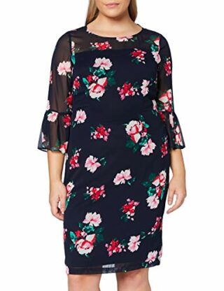 Gina Bacconi Fayla Cocktailkleid aus Chiffon mit Blumenmuster, Bunt