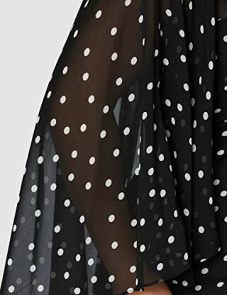 Gina Bacconi Kairi Chiffon-Kleid Cocktailkleid, Schwarz