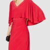 Gina Bacconi Keana Jersey-Maxikleid, Cocktailkleid, Rot