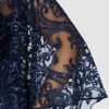 Gina Bacconi Leilani Paillettenkleid mit Cape-Ärmeln, Blau