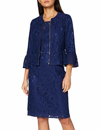 Gina Bacconi Mariana Spitzenkleid mit Jacke, Blau