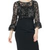 Gina Bacconi Overtop-Kleid, Cocktailkleid, Schwarz