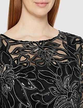 Gina Bacconi Overtop-Kleid, Cocktailkleid, Schwarz