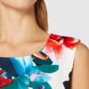 Gina Bacconi Salma Etuikleid mit Blumenmuster, Bunt