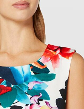 Gina Bacconi Salma Etuikleid mit Blumenmuster, Bunt