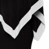 Gina Bacconi Sayuri Cape-Kleid aus Jersey, Schwarz