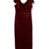Gina Bacconi Velvet Maxi Samtkleid Cocktailkleid, Lila