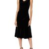 Gina Bacconi Velvet Midikleid, Cocktailkleid, Schwarz