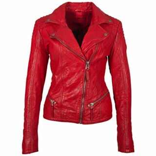 Gipsy GGKinah LATEV Lederjacke, Rot