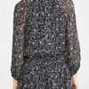 Graham & Spencer Kirsten Langarmiges Minikleid mit Perlen, Blau