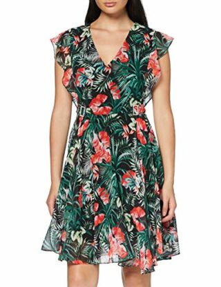 Guess Cristal Cocktailkleid mit Blumenmuster, Bunt