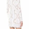 Guess Long Sleeve Dakota Abendkleid, Weiß