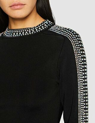 Guess Vania Sweater Cocktailkleid, Nero, Schwarz