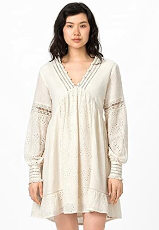HALLHUBER Bohème-Kleid aus Lochspitze, Weiß