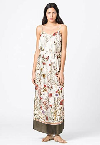 HALLHUBER Maxikleid mit Wiesenblumenprint, Bunt
