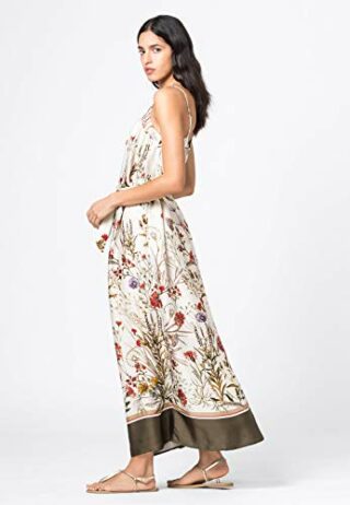 HALLHUBER Maxikleid mit Wiesenblumenprint, Bunt