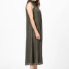 HALLHUBER Midikleid aus Seidenchiffon, Grau