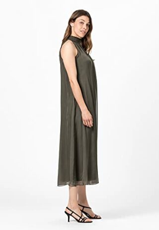 HALLHUBER Midikleid aus Seidenchiffon, Grau
