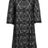 HALLHUBER Spitzenkleid mit Karree-Ausschnitt, Schwarz