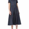 HUGO Ennish 10211515 01 Hemdblusenkleid, Blau