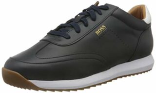 BOSS Sonic Runn Sneaker Leder, Blau