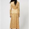HUGO Kinale Maxikleid mit V-Ausschnitt, Gelb