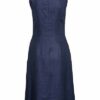 Highmoor Leinenkleid, Blau